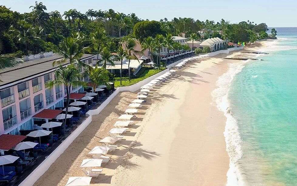 Fairmont Royal Pavilion beach at Alleyne's Bay